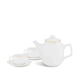  Bộ trà 1.1 L - Jasmine - Viền chỉ vàng A001_01111101403gomminhlong.com