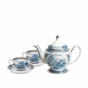 Bộ trà 0.65 L - Hoàng Cung - Hồn Việt Vàng A001_01654037303gomminhlong.com