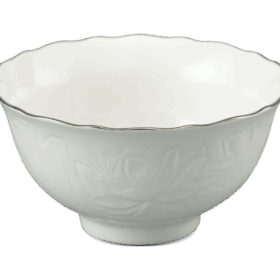 Chén cơm 11.5 cm - Sen IFP - Chỉ Bạch Kim A001_031196043gomminhlong.com