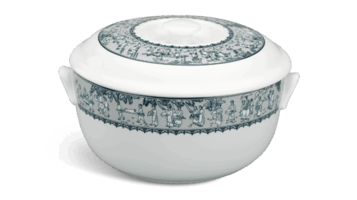 Thố + nắp - Jasmine - Vinh Quy Nhạt A001_061805197gomminhlong.com