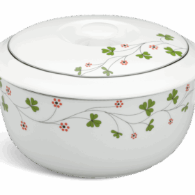  Thố 18 cm + nắp - Jasmine - Hoa May Mắn A001_061805216gomminhlong.com