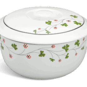 Thố 18 cm + nắp - Jasmine - Hoa May Mắn A001_061805216gomminhlong.com