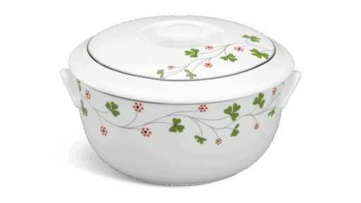 Thố 18 cm + nắp - Jasmine - Hoa May Mắn A001_061805216gomminhlong.com