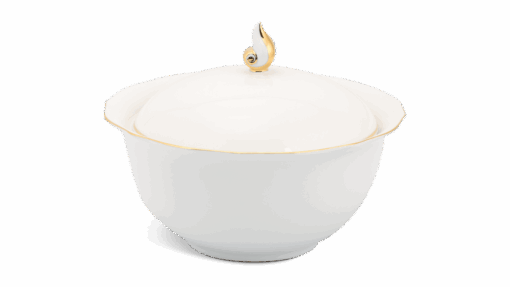 Thố 18 cm + nắp - Mẫu Đơn IFP - Chỉ Vàng A001_061855014gomminhlong.com