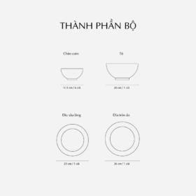  Bộ đồ ăn 09 sản phẩm - Daisy - Bóng Bay A001_09312gomminhlong.com