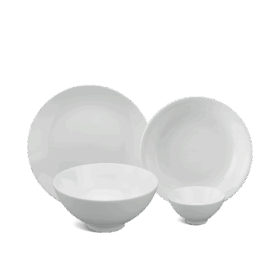  Bộ đồ ăn 09 sản phẩm - Daisy - Trắng A001_09DAIgomminhlong.com
