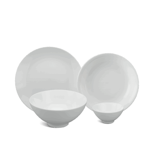 Bộ đồ ăn 09 sản phẩm - Daisy - Trắng A001_09DAIgomminhlong.com