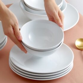  Bộ đồ ăn 09 sản phẩm - Daisy - Trắng A001_09DAIgomminhlong.com