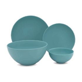Bộ đồ ăn 09 sản phẩm - Timeless - Màu Xanh Dương A001_09LLT514gomminhlong.com