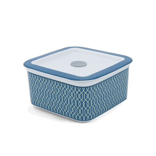 Hộp dưỡng sinh vuông đựng thực phẩm 15 cm + nắp - Dưỡng Sinh - Indigo (LTA) A001_211566LTAgomminhlong.com