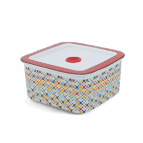Hộp dưỡng sinh vuông đựng thực phẩm 15 cm + nắp - Dưỡng Sinh - Mosaic (LTD) A001_211566LTDgomminhlong.com