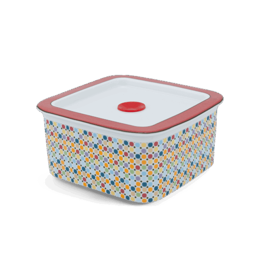 Hộp dưỡng sinh vuông đựng thực phẩm 15 cm + nắp - Dưỡng Sinh - Mosaic (LTD) A001_211566LTDgomminhlong.com