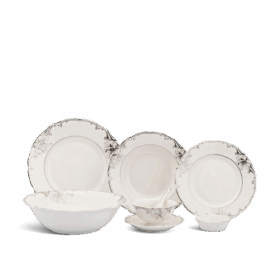Bộ đồ ăn 30 sản phẩm - Đài Các IFP - Trang Trí Bạch Kim A001_30266gomminhlong.com
