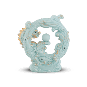  Tượng rồng Khải Đức 23.9 cm - Men Ngọc Sương Mờ A001_312357522Vgomminhlong.com