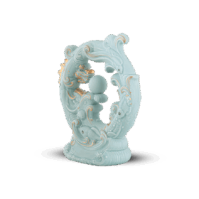  Tượng rồng Khải Đức 23.9 cm - Men Ngọc Sương Mờ A001_312357522Vgomminhlong.com