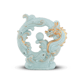 Tượng rồng Khải Đức 23.9 cm - Men Ngọc Sương Mờ A001_312357522Vgomminhlong.com
