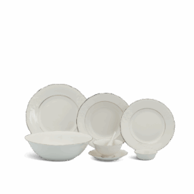  Bộ đồ ăn 6 người 32 sản phẩm - Đài Các IFP - Chỉ Bạch Kim A001_32043DCgomminhlong.com