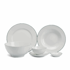  Bộ đồ ăn 22 sản phẩm - Jasmine - Chỉ Xanh Lá A001_22009gomminhlong.com