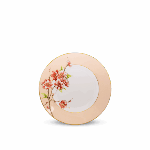 Dĩa tròn - Camellia - Hoa Đào A001_042060480gomminhlong.com