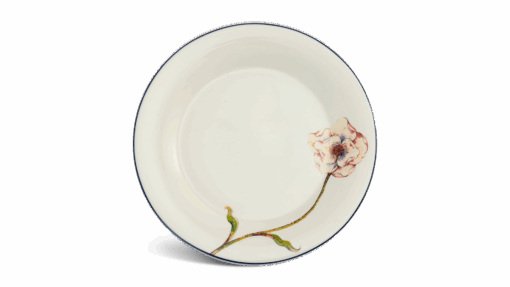 Dĩa tròn 20 cm - Tulip Ngà - Hương Đồng A001_042081431gomminhlong.com