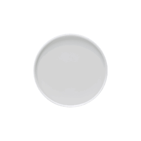 Dĩa tròn cạnh đứng - Timeless - Trắng A001_542231000gomminhlong.com
