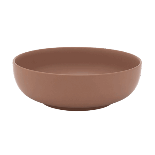 Tô cạn 20 cm - Timeless - Màu Nâu A001_552046516gomminhlong.com