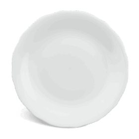 Dĩa tròn 27 cm - Mẫu Đơn IFP - Trắng Ngà A001_582796000gomminhlong.com