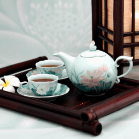  Bộ trà 0.7 L - Sen Màu A001_68700902203gomminhlong.com