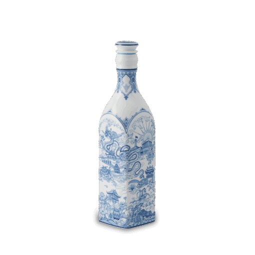 Chai sứ dưỡng sinh vuông 1.0 L + nắp (K1) - Dưỡng Sinh - Nam Quốc - Hà Nội A001_691031VHNgomminhlong.com