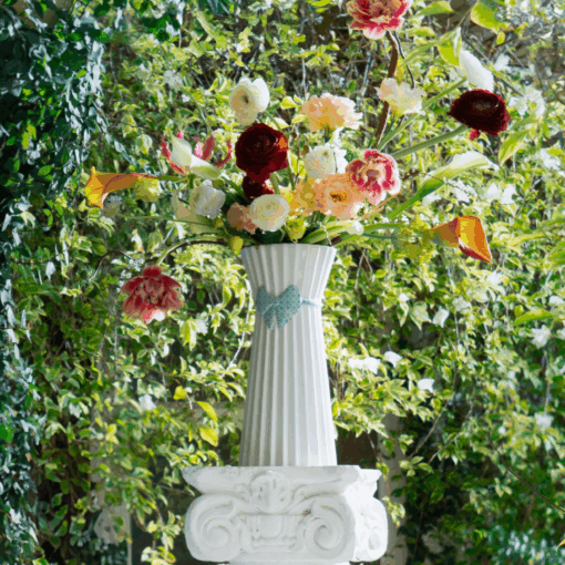 Bình hoa Thanh Tú 30 cm - Bình Hoa - Nơ Xanh Dương A001_693074529Lgomminhlong.com