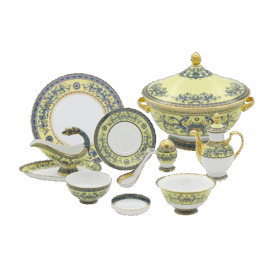 Bộ đồ ăn 6 người Âu-Á 82 sản phẩm - Hoàng Cung - Hoàng Liên A001_8206AA460gomminhlong.com