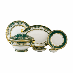 Bộ đồ ăn 85 sản phẩm - Hoàng Cung - Sen Ngọc Bích A001_8506AA487gomminhlong.com