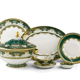  Bộ đồ ăn 85 sản phẩm - Hoàng Cung - Sen Ngọc Bích A001_8506AA487gomminhlong.com