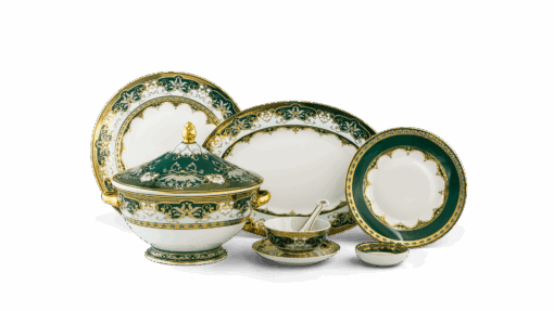 Bộ đồ ăn 85 sản phẩm - Hoàng Cung - Sen Ngọc Bích A001_8506AA487gomminhlong.com