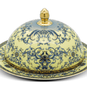 Dĩa tròn 31 cm + nắp -Hoàng Cung - Hoàng Liên A001_04317146003gomminhlong.com