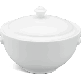Thố 18 cm + nắp - Camellia - Trắng A001_061822000gomminhlong.com