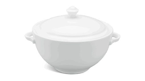 Thố 18 cm + nắp - Camellia - Trắng A001_061822000gomminhlong.com