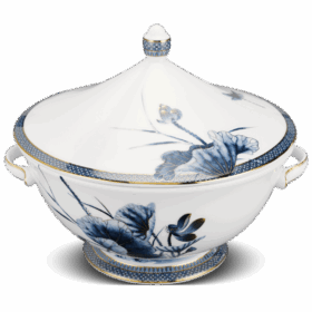 Thố 22 cm + nắp - Hoàng Cung - Sen Vàng A001_062224345gomminhlong.com