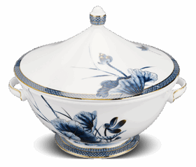  Thố 22 cm + nắp - Hoàng Cung - Sen Vàng A001_062224345gomminhlong.com