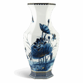 Bình hoa Lộc Phát 40 cm - Bình Hoa - Sen Vàng Nền Trắng A001_694020345gomminhlong.com