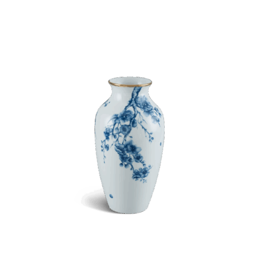 Bình Hoa 27 cm - Bình Hoa - Hoa Đào Cobalt A001_112776352gomminhlong.com