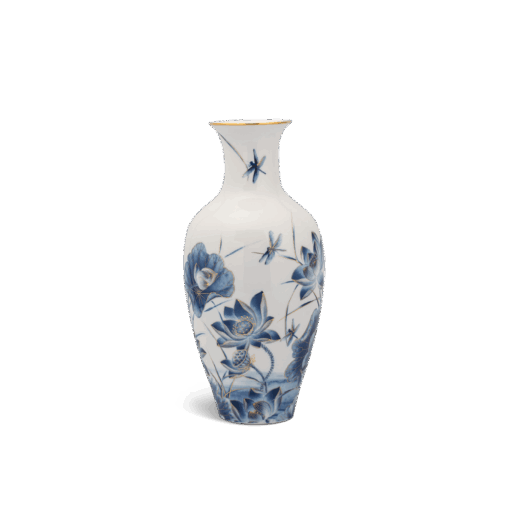 Bình hoa 30 cm - Sen Vàng A001_113054345gomminhlong.com
