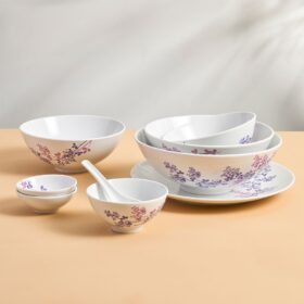  Bộ đồ ăn 09 sản phẩm - Daisy - Cỏ Tím A001_09267gomminhlong.com