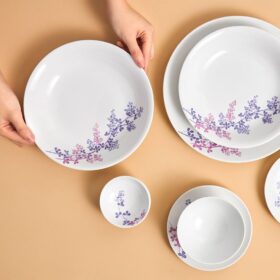  Bộ đồ ăn 09 sản phẩm - Daisy - Cỏ Tím A001_09267gomminhlong.com