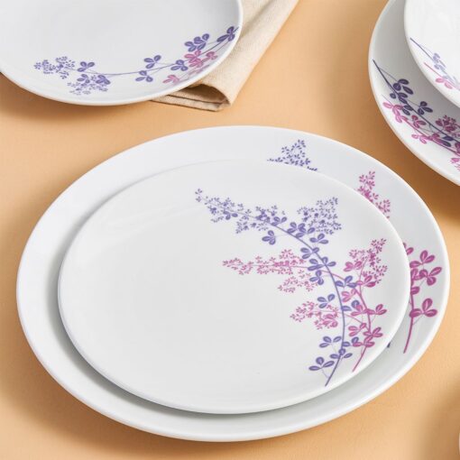 Bộ đồ ăn 09 sản phẩm - Daisy - Cỏ Tím A001_09267gomminhlong.com