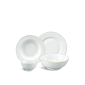  Bộ đồ ăn 09 sản phẩm - Jasmine - Chỉ Vàng A001_09014gomminhlong.com