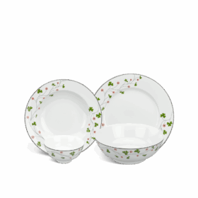 Bộ đồ ăn 9 sản phẩm - Jasmine - Hoa May Mắn A001_09216gomminhlong.com