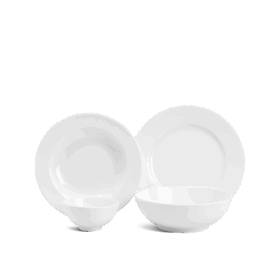 Bộ đồ ăn 09 sản phẩm - Jasmine - Trắng A001_09JASgomminhlong.com