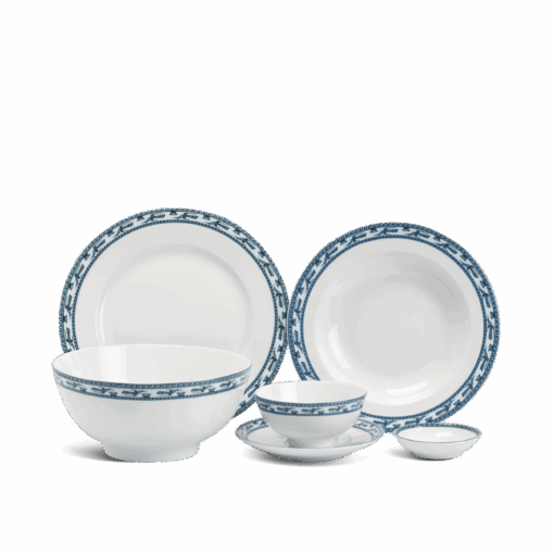 Bộ đồ ăn 10 người 36 sản phẩm - Jasmine - Chim Lạc A001_36385gomminhlong.com
