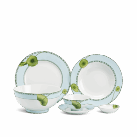 Bộ đồ ăn 22 sản phẩm - Jasmine - Tích tuyết thảo A001_22314gomminhlong.com
